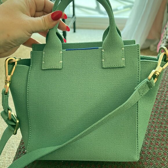 Rothy's Original The Mini Handbag in Juniper Green - Picture 4 of 9